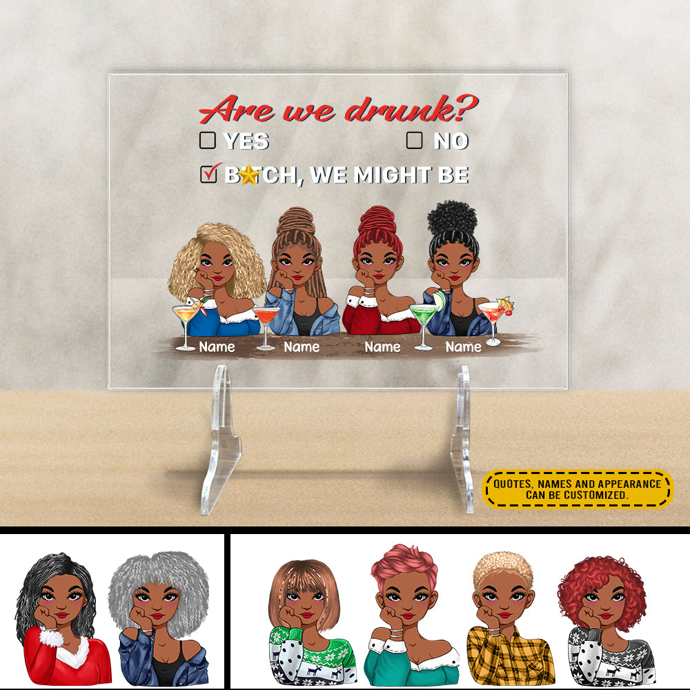 89Customized Sistas Personalized Spotify Frame