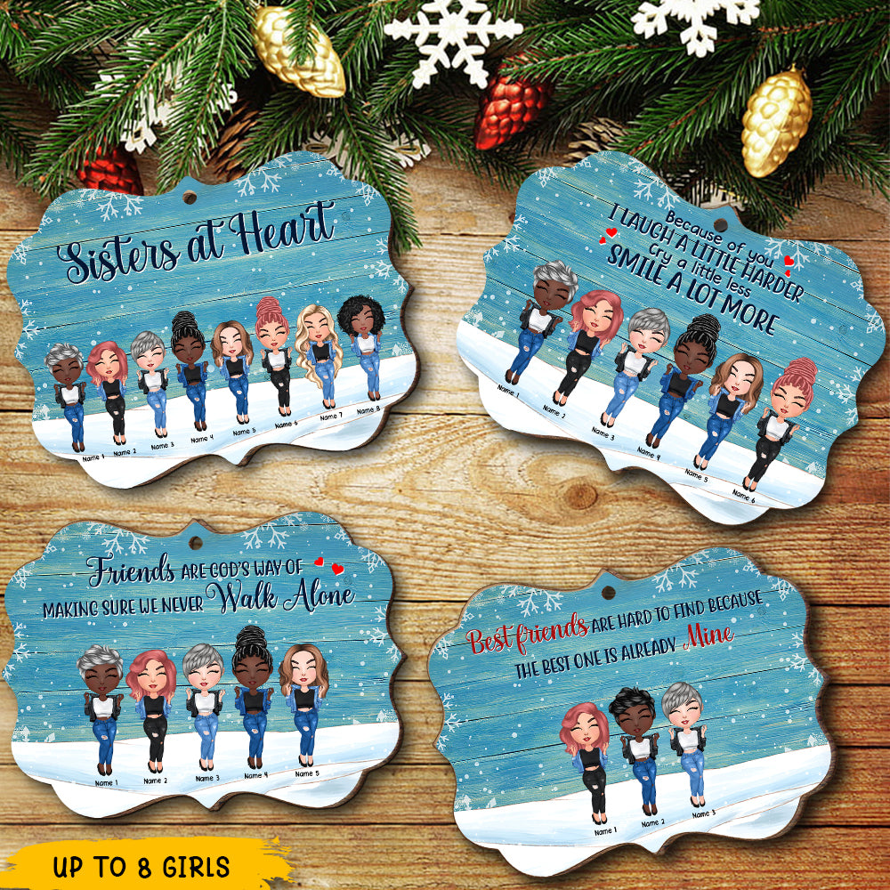 89Customized Always wished a friend like you Personalized Ornament