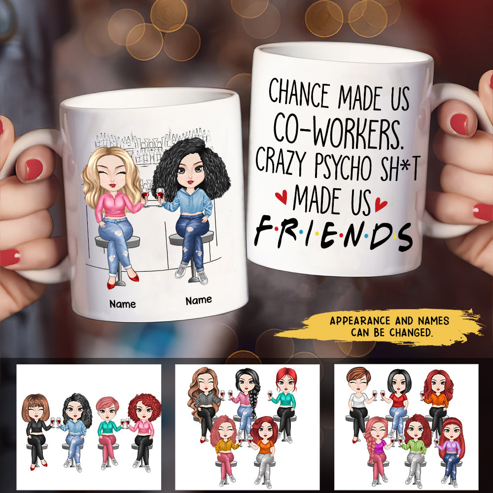 89Customized Work Bestie Personalized Mug