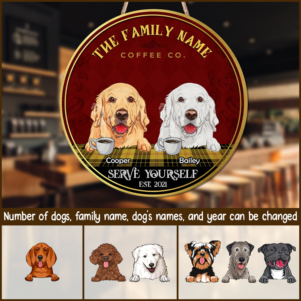 89Customized Cats Coffee Co. Personalized Wood Sign