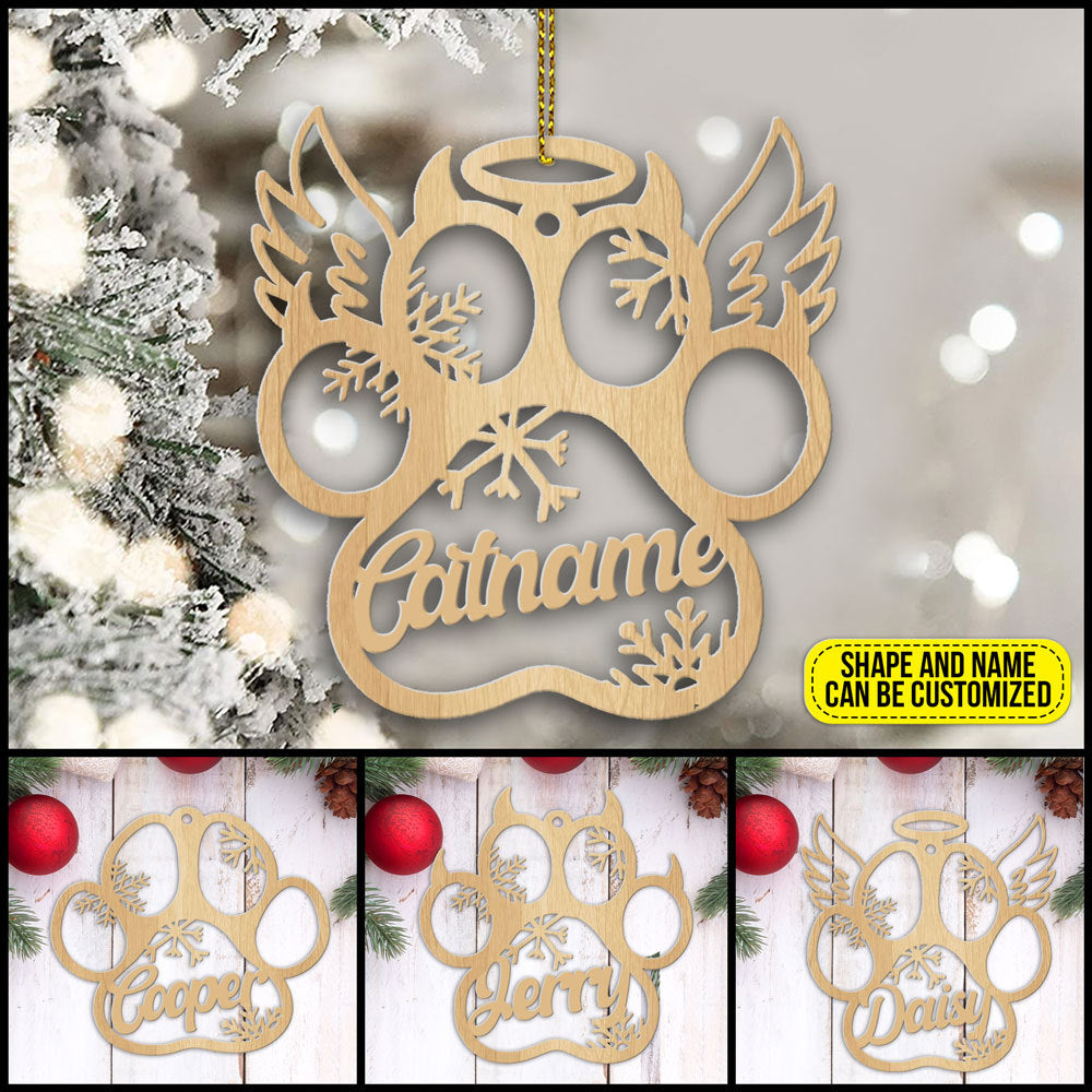 89Customized Christmas Dog/Cat Personalized One Sided Ornament