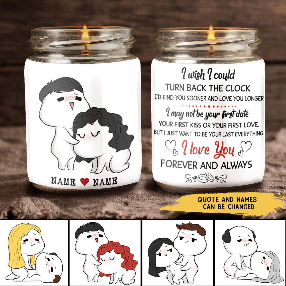 89Customized Best Gift for Couple Personalized Candle