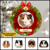 89Customized Christmas Guinea Pig Lovers Personalized One Sided Ornament