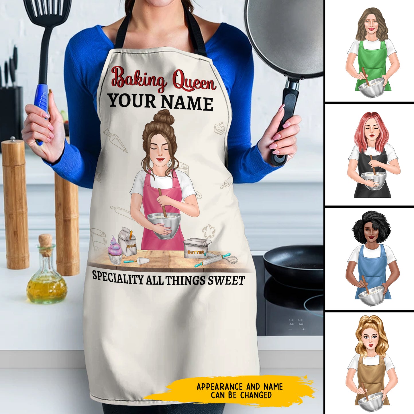 89Customized Star Baker Personalized Apron