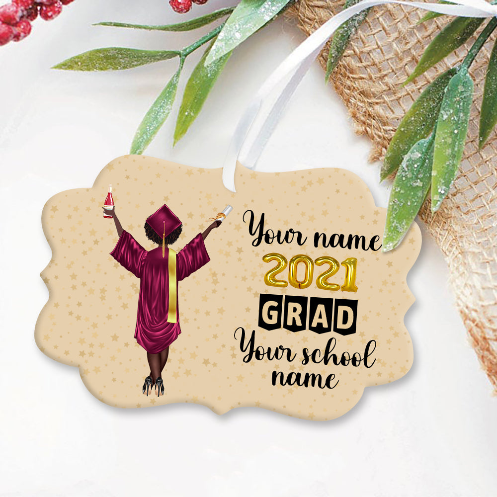 89Customized Personalized Ornament Seanior Grad 2021