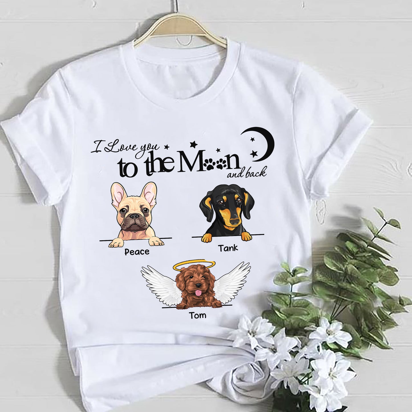 89Customized Rockin' the Dog Mom life Dog Mom Furever Dog Lovers TShirt