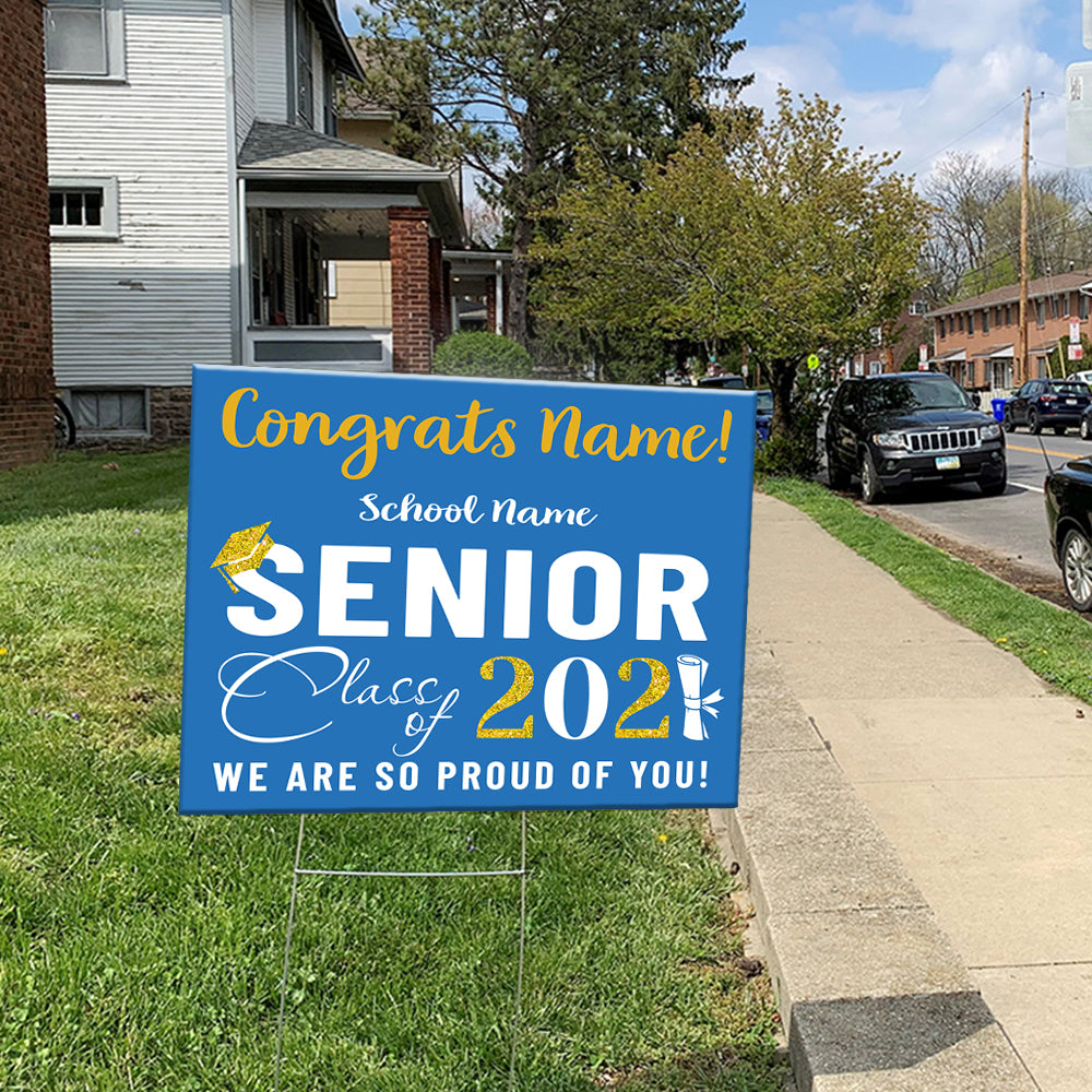89Customized Personalized Yard Sign Senior Congrats Grad 2021