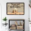 89Customized Dog Backyard Bark & Grill Funny Personalized Printed Metal Sign