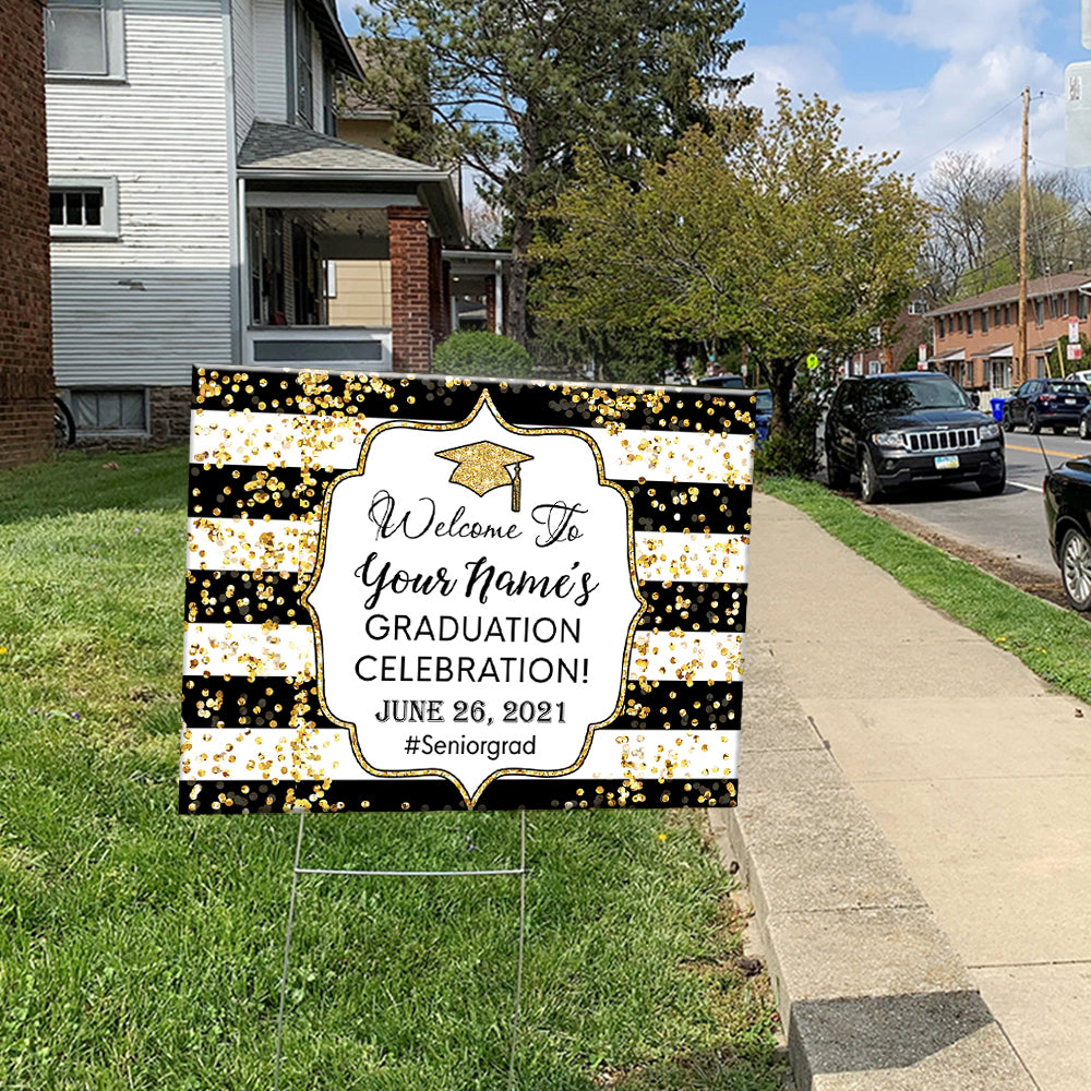 89Customized Personalized Yard Sign Graduation Celebration Senior 2021