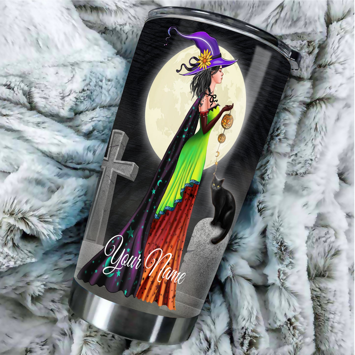 89Customized I am descended from that witch you couldn't burn Customized Tumbler