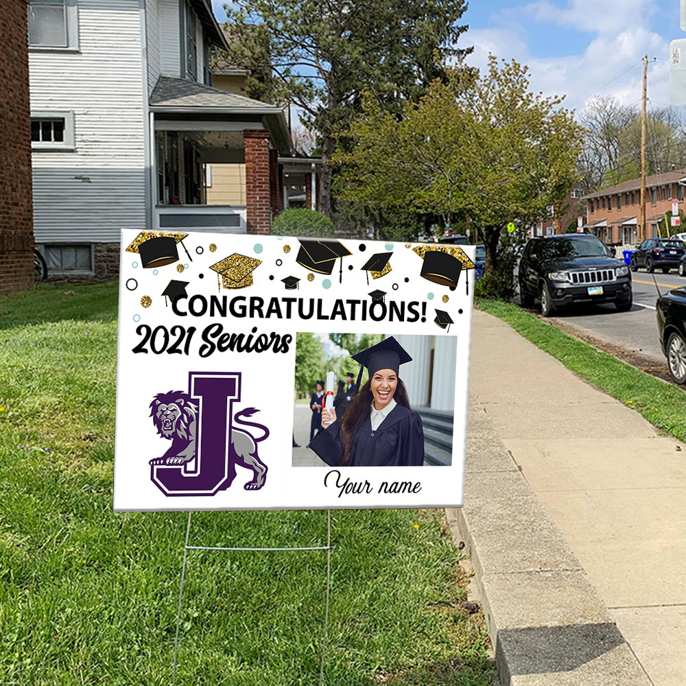 89Customized Personalized Yard Sign 2021 Seniors School Grad