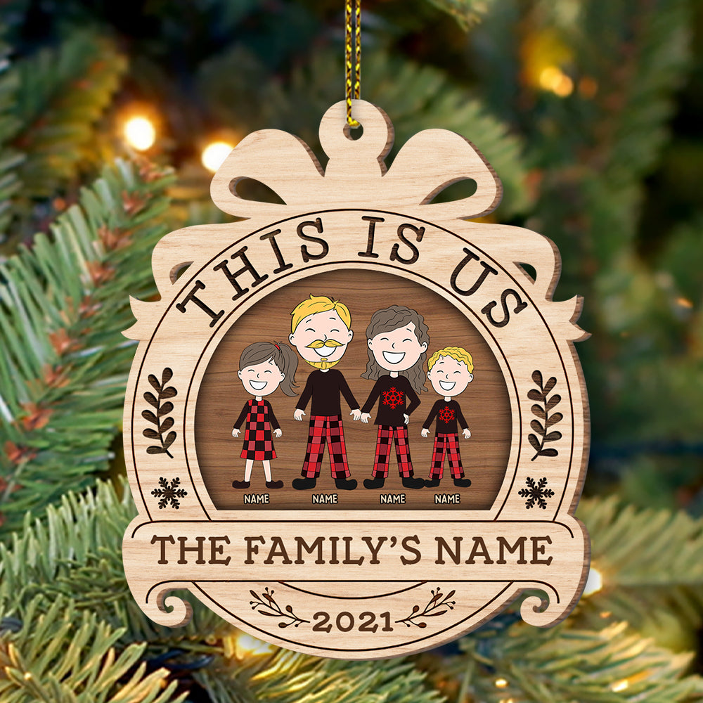 89Customized Always better together Family Personalized Ornament