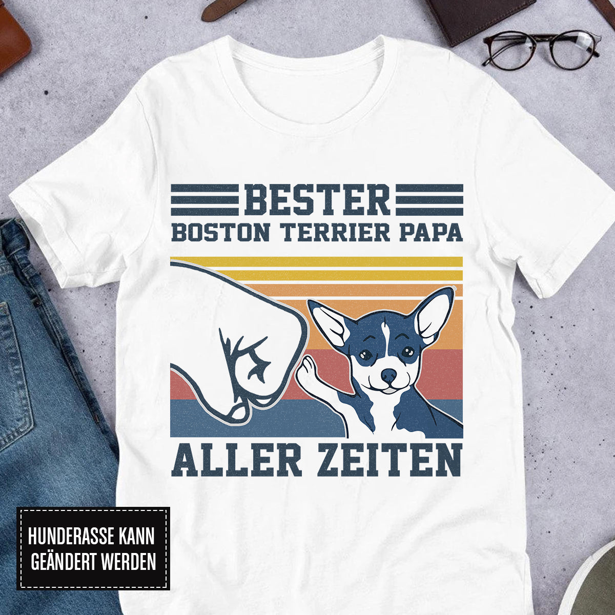 89Customized Best Dog Dad Personalized Shirt