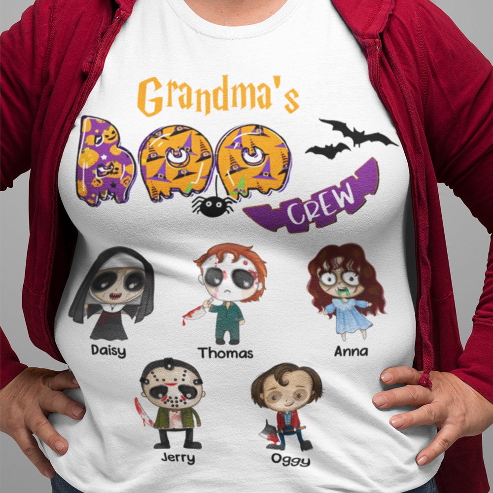 89Customized Grandma's Bootiful crew personalized shirt