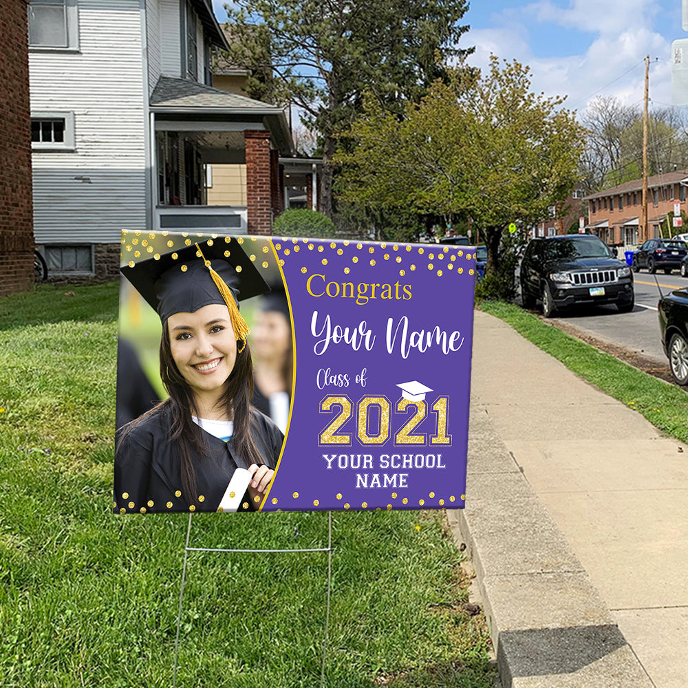 89Customized Personalized Yard Sign Congrats 2021 Senior