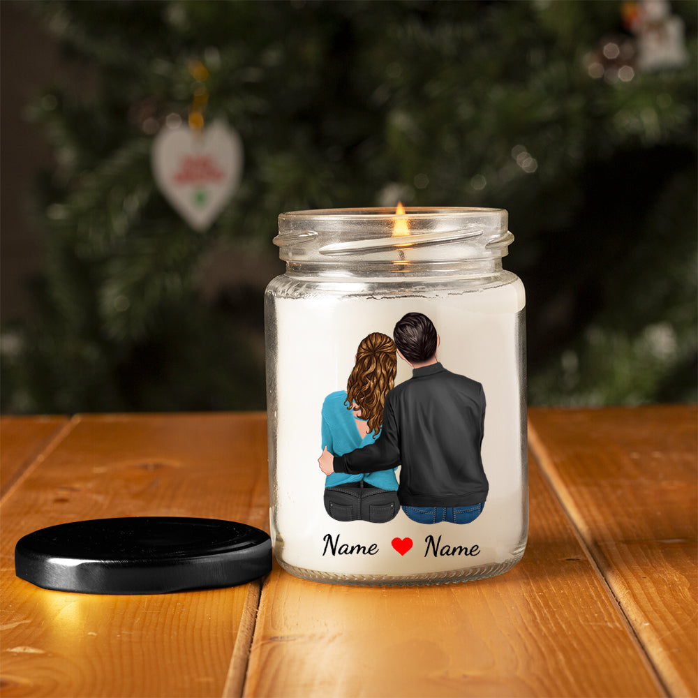 89Customize Best gift for couple Personalized Candle