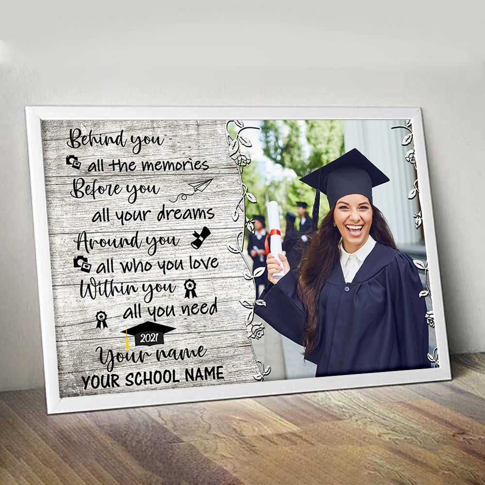 89Customized Personalized Poster Behind You Senior 2021
