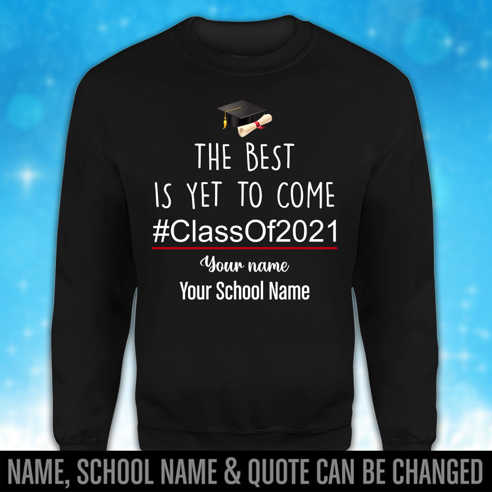 89Customized Personalized Shirt Class Of 2021 Grad