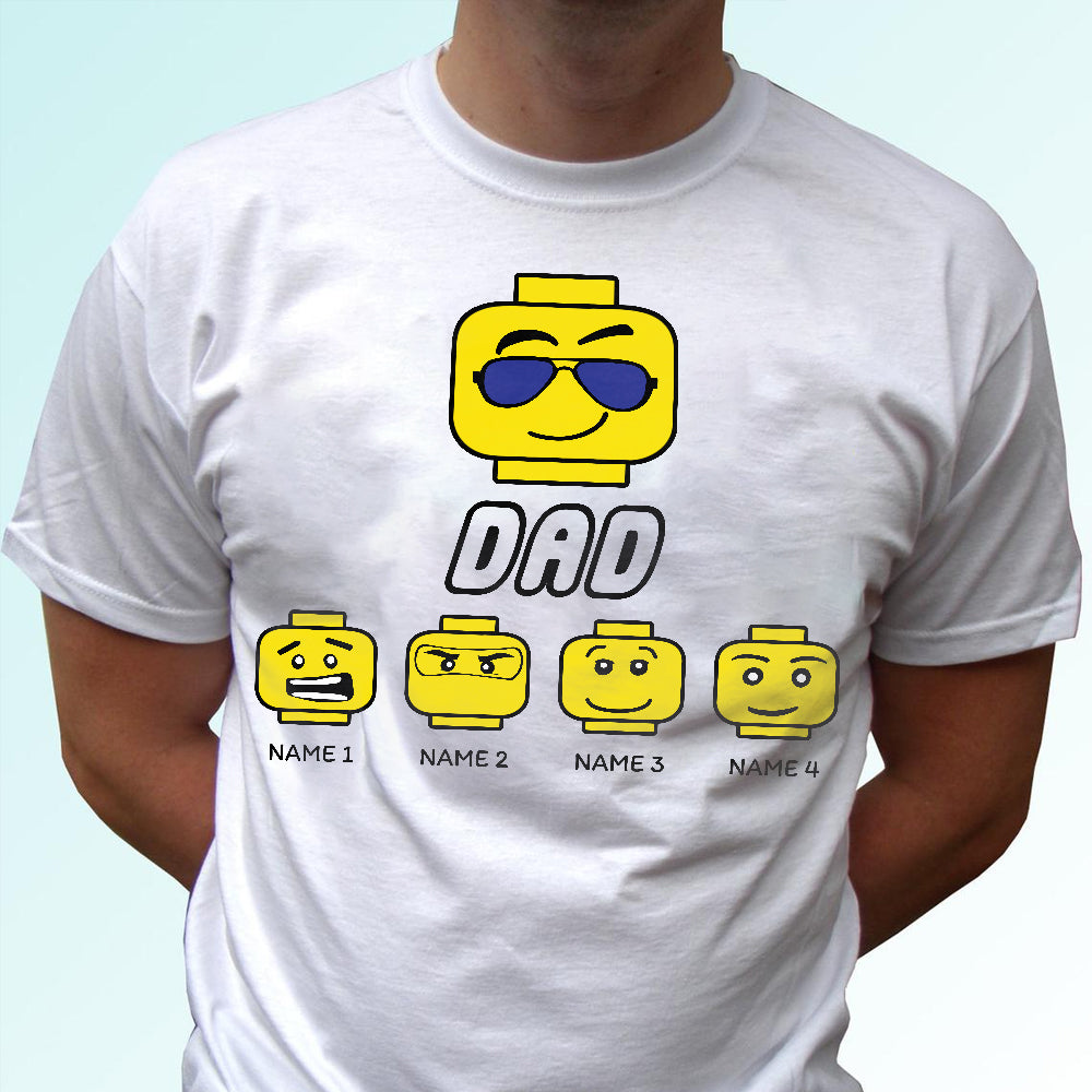89Customized Lego dad personalized shirt