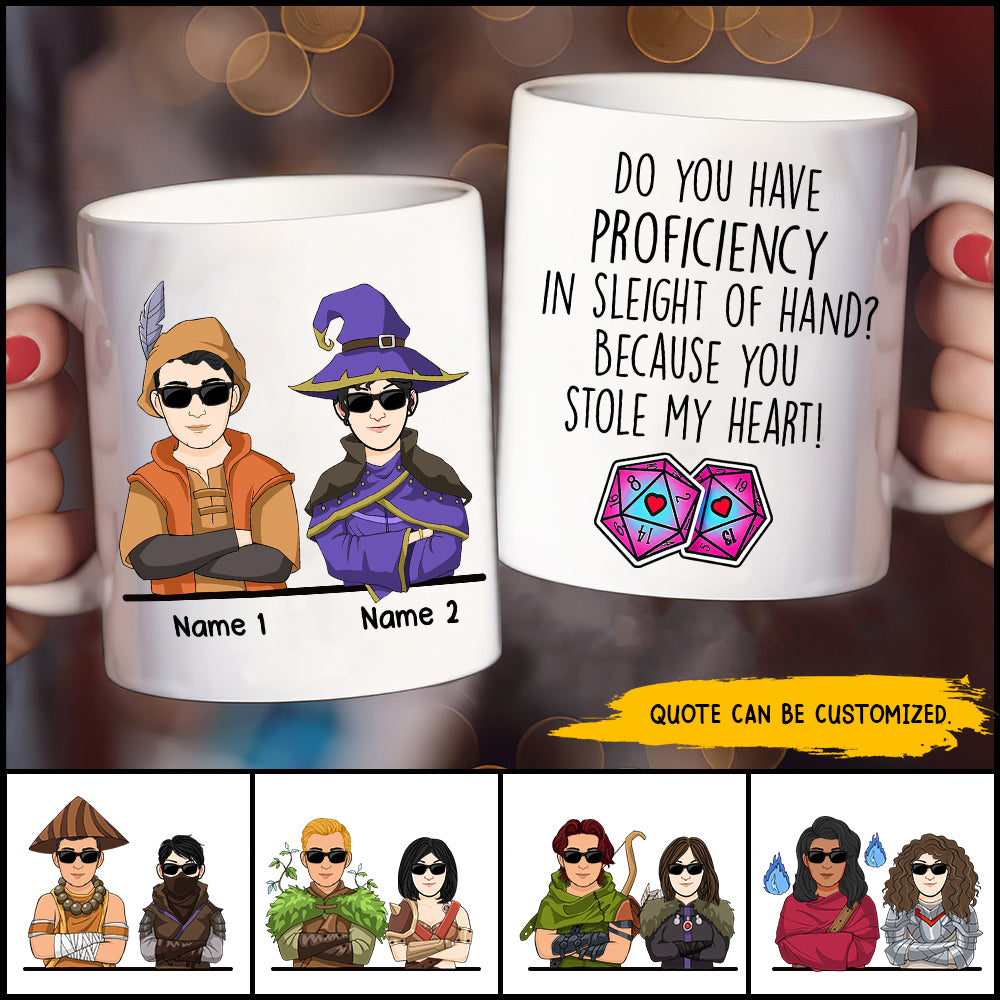 89Customized You are my natural 20 Dungeons and Dragon Couple Gift Perosnalized Mug