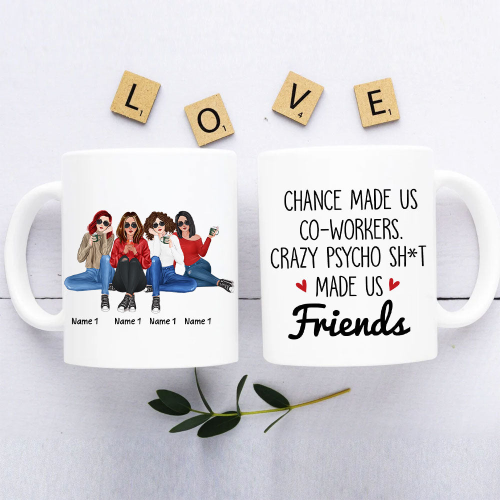 89Customized Work Besties 2 Personalized Mug
