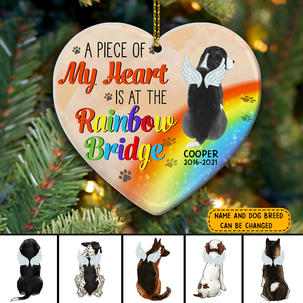 89Customized Dog Memorial Gift Personalized Ornament