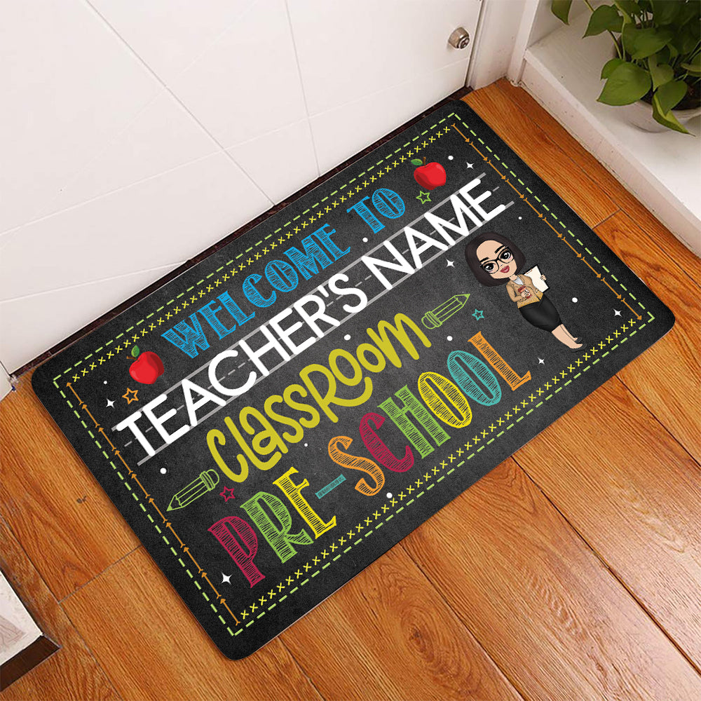 89Customized Welcome to classroom Customized Doormat