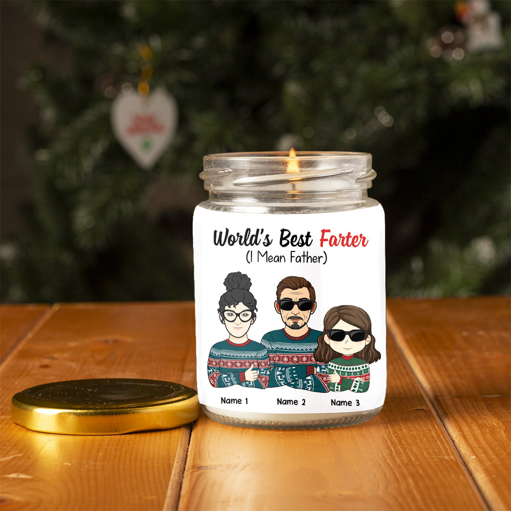 89Customized Dad... Please Light This Candle When You Fart! Personalized Candle