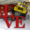 89Customized Love jeep dog personalized cut metal sign