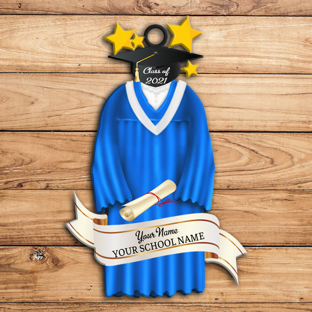 89Customized Personalized Ornament Gown Class Of 2021