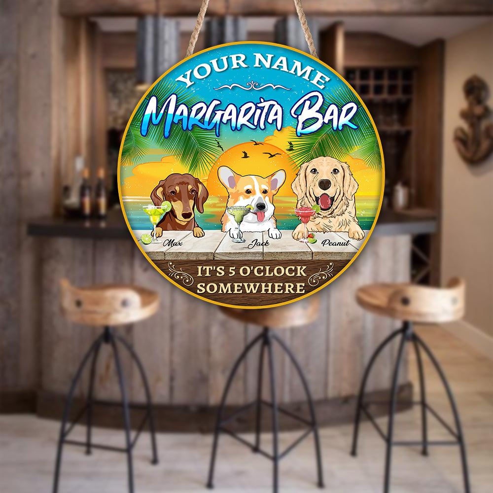 89Customized Margarita bar 2 Customized Wood Sign