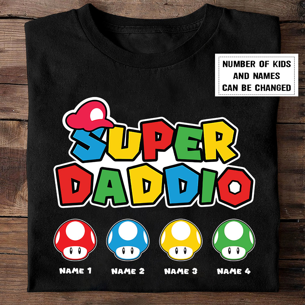89Customized Super daddio personalized shirt
