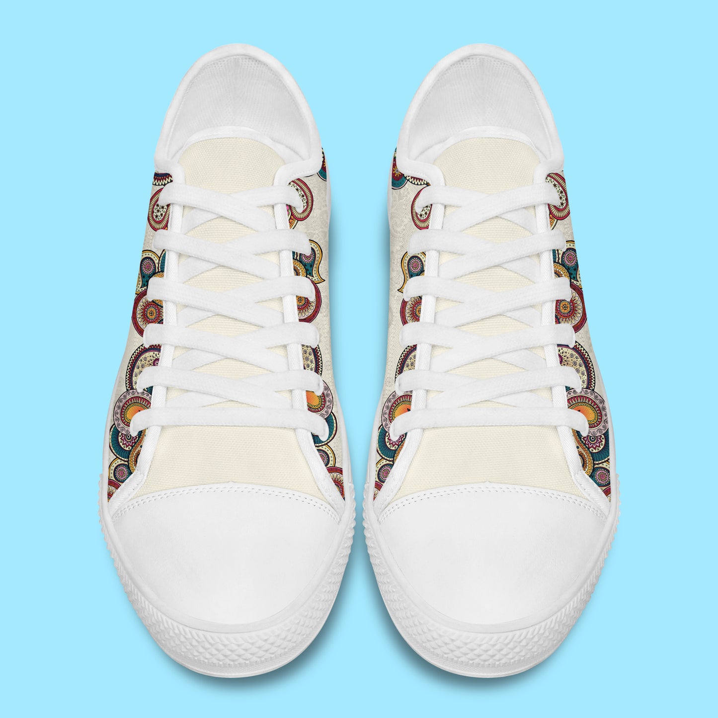 89Customized Wizard Girl Harry Potter personalized white low top shoes
