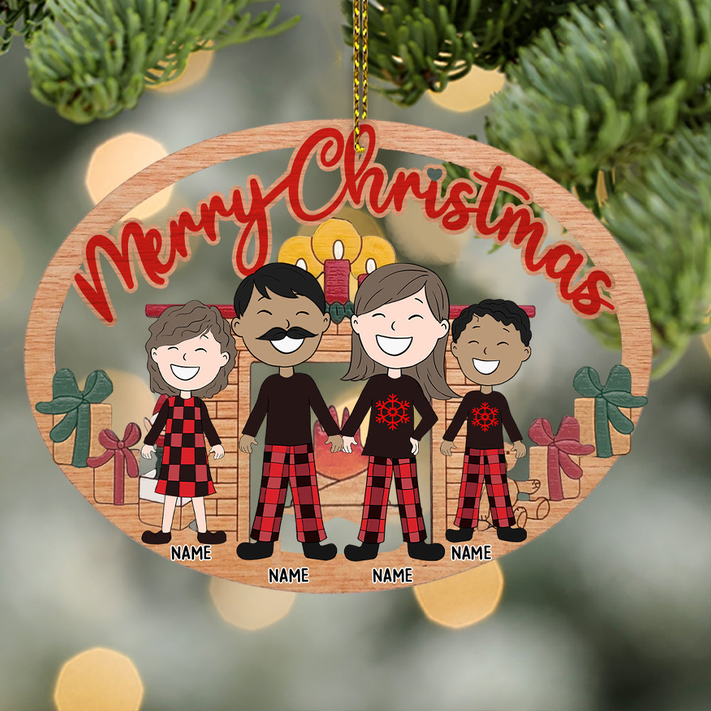 89Customized Merry Christmas Personalized Ornament