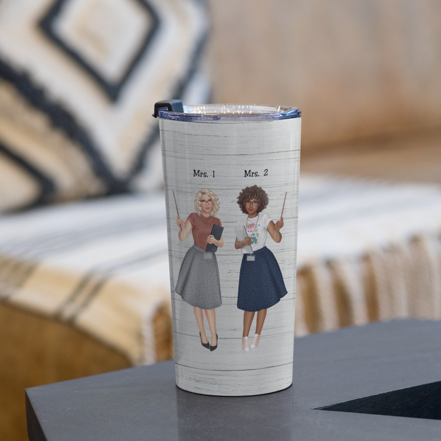 89Customized To my teacher bestie Customized Tumbler