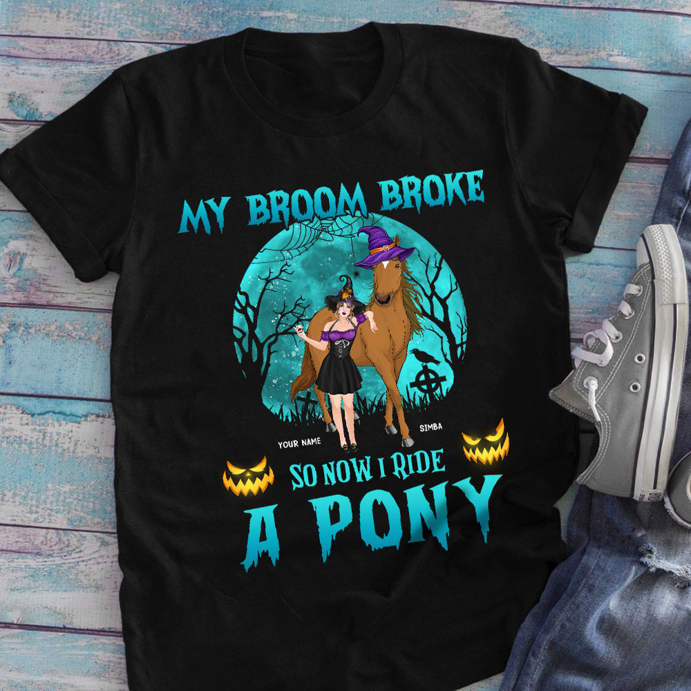 89Customized You Can't Scare Me I Ride A Mare Personalized Shirt