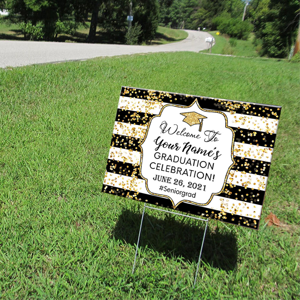 89Customized Personalized Yard Sign Graduation Celebration Senior 2021