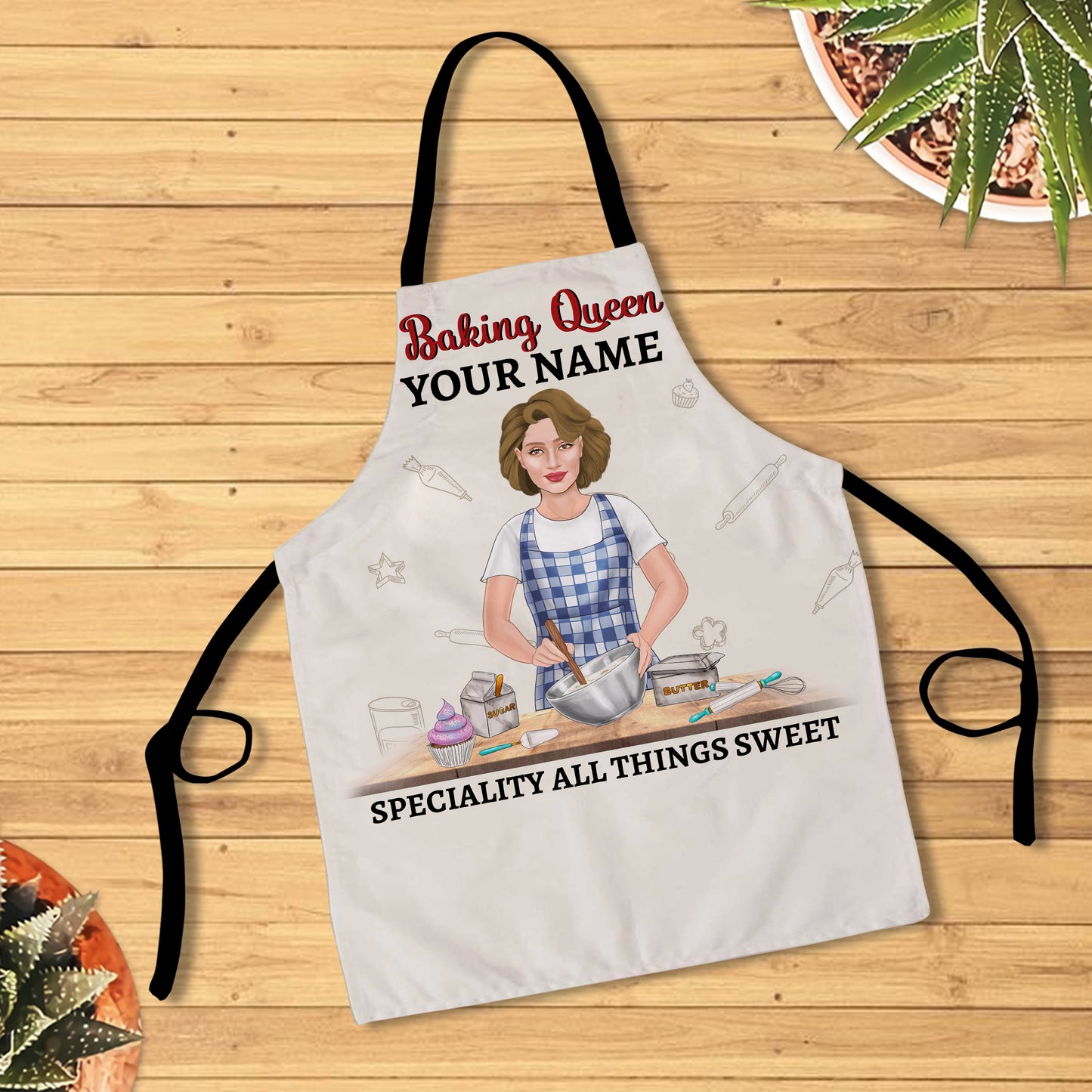 89Customized Star Baker Personalized Apron