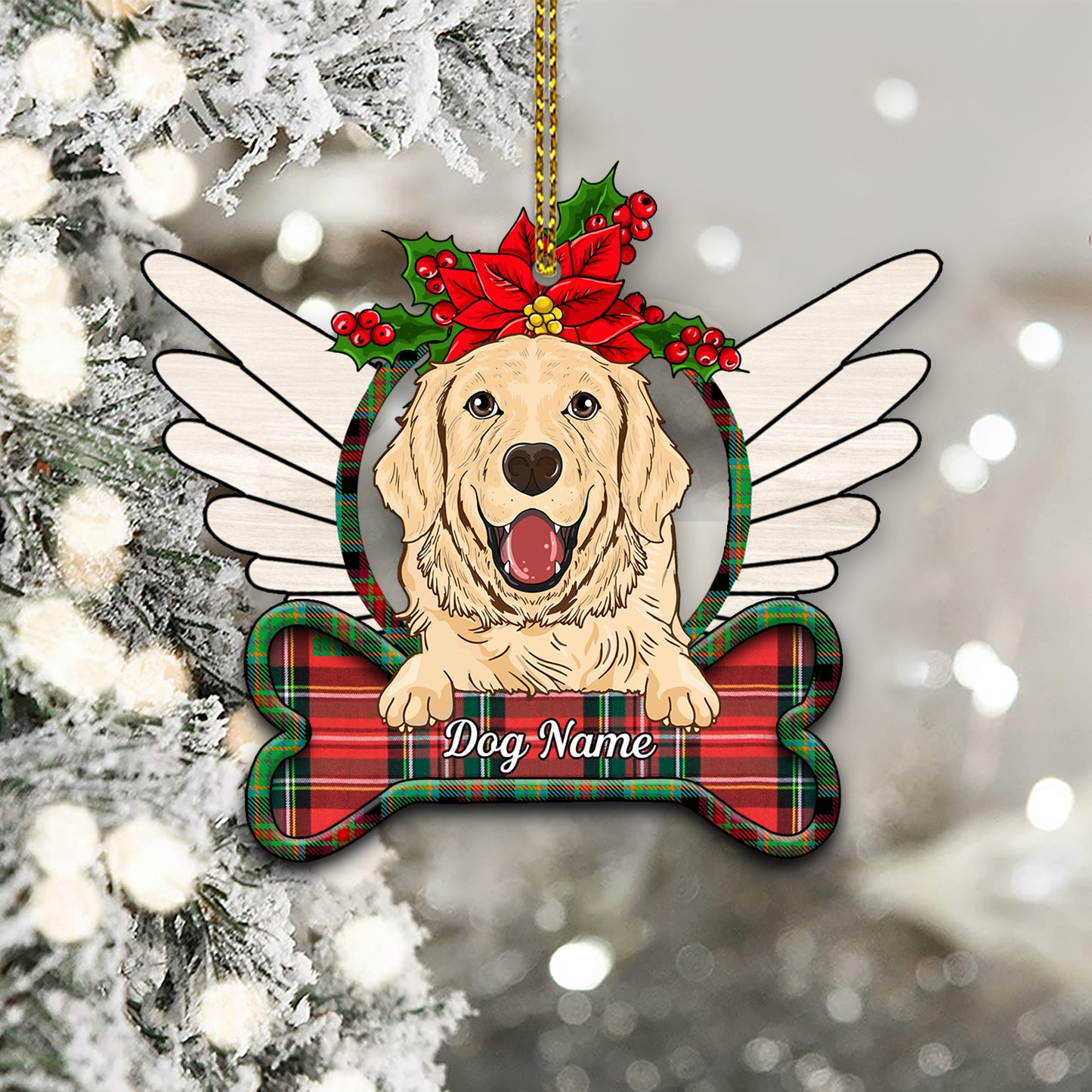 89 Customized Forever in our heart - Personalized Ornament