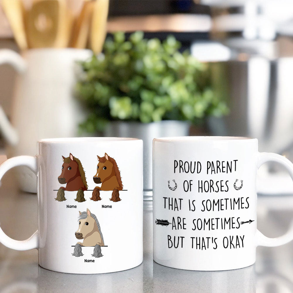 89Customized Naughty Horse Personalized Mug