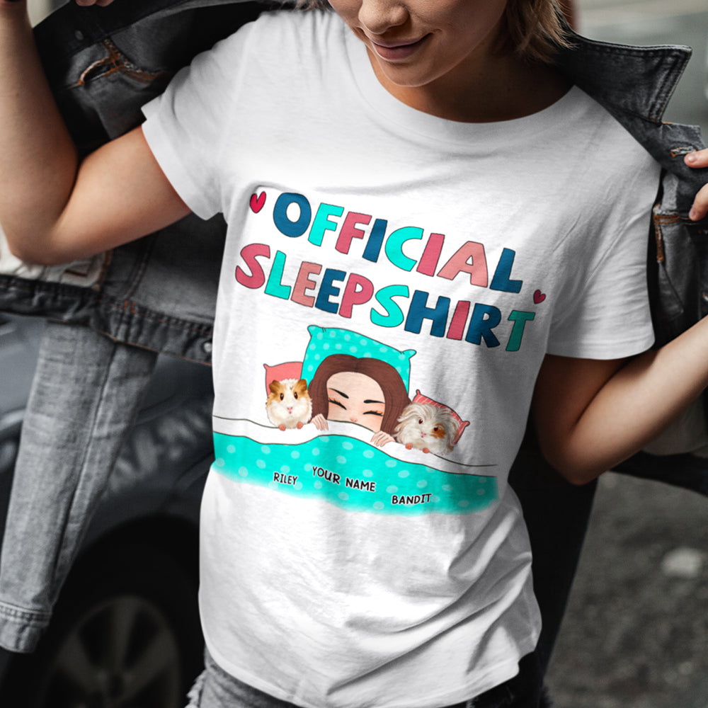 89Customized Official Sleepshirt Guinea Pig Personalized Shirt
