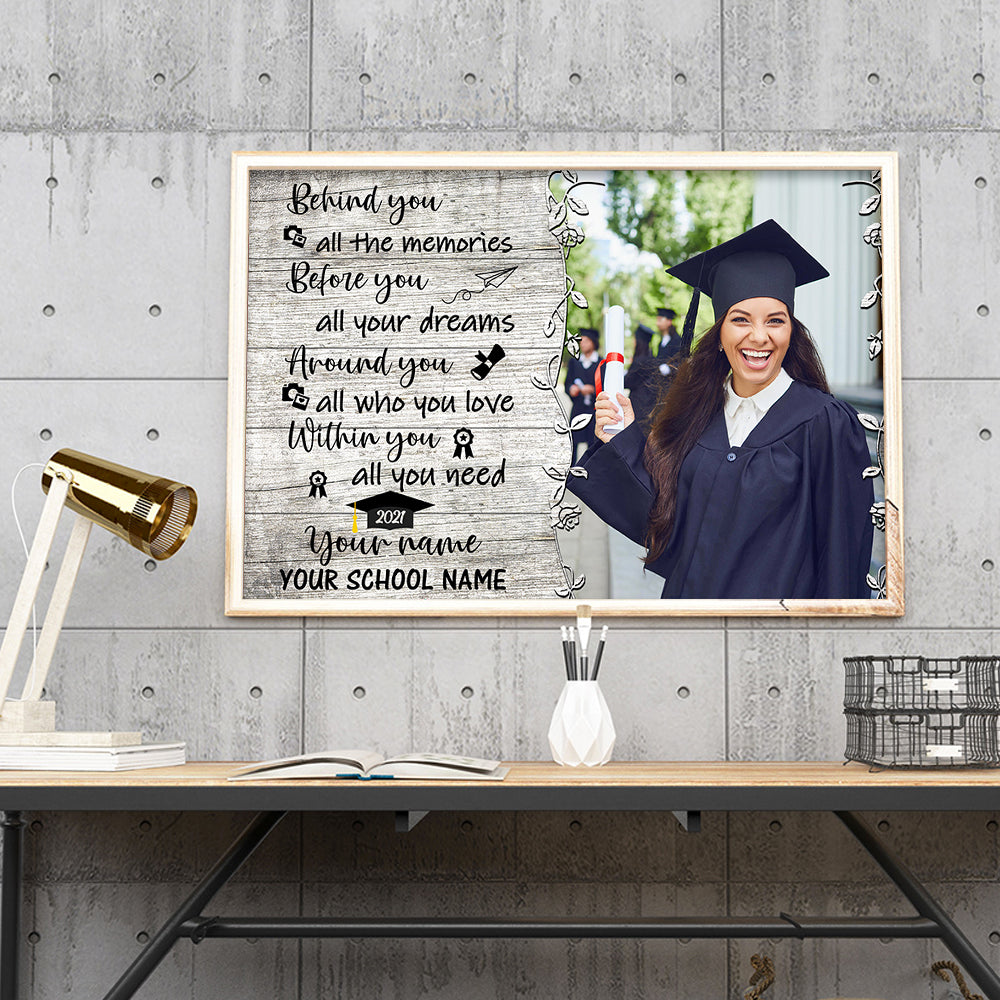 89Customized Personalized Poster Behind You Senior 2021