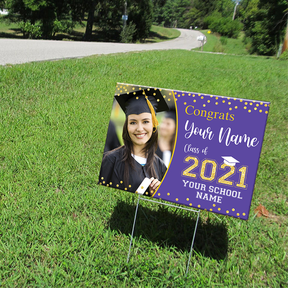 89Customized Personalized Yard Sign Congrats 2021 Senior