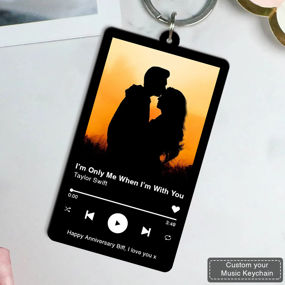 89Customize Song Keychain Personalised Album Keyring Music Personalized Keychain