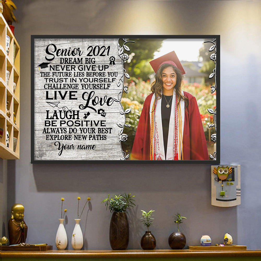 89Customized Personalized Poster Dream Big Senior 2021