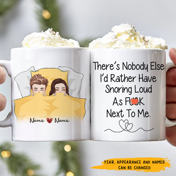 89Customized Funny Sleeping Couple Personalized Mug