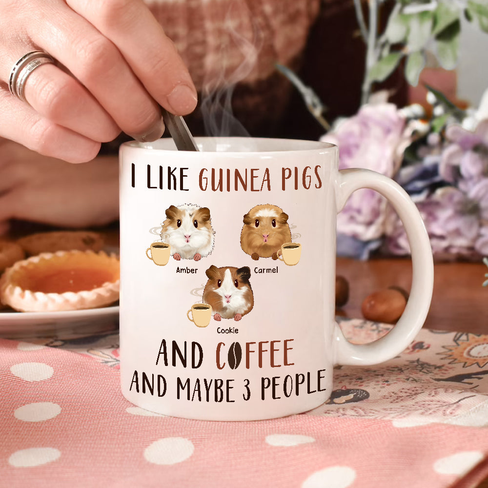 89Customized Life is better with guinea pig Personalized Mug