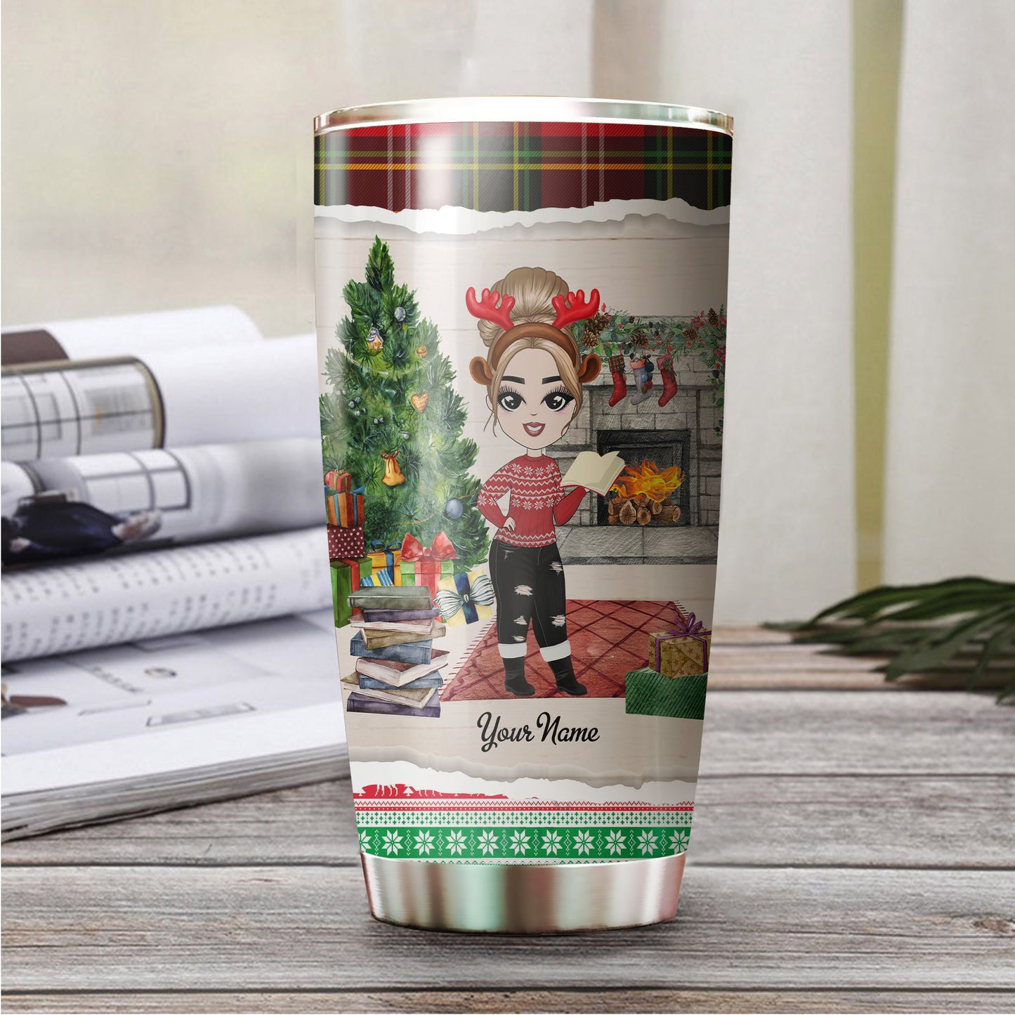 89Customized The more that you read the more things you will know Personalized Tumbler