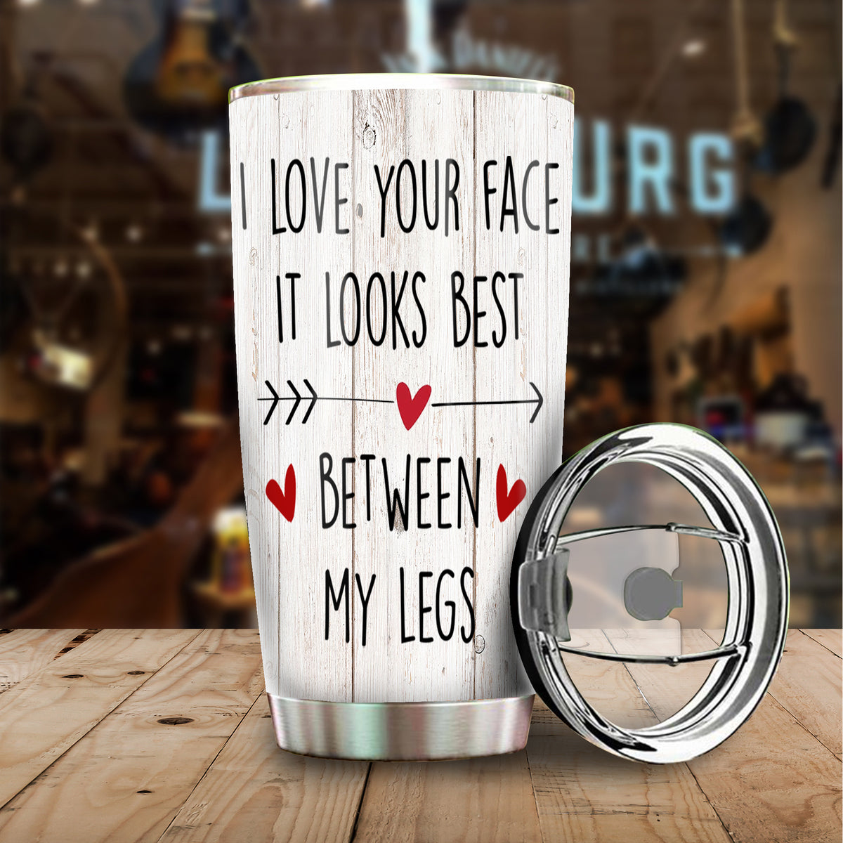 89Customized Turns out I like you a lot more than I had planned Funny Valentine's gift for Lovers Husband Wife Couple Personalized Tumbler