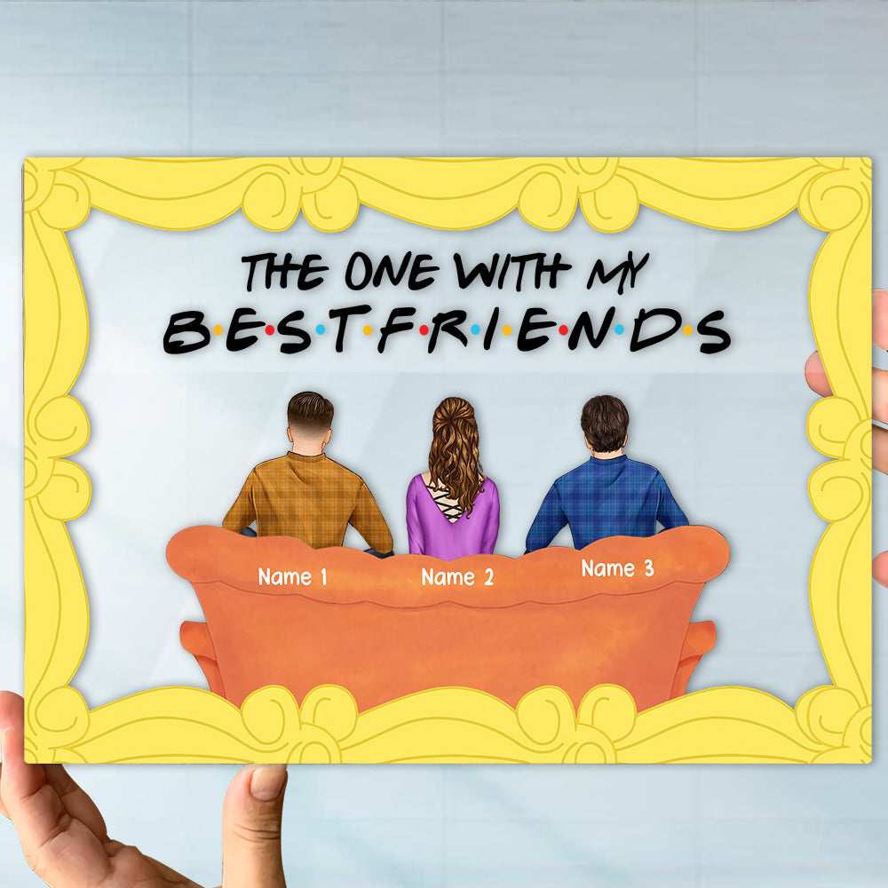 89Customized The one with my best friends Personalized Spotify Frame